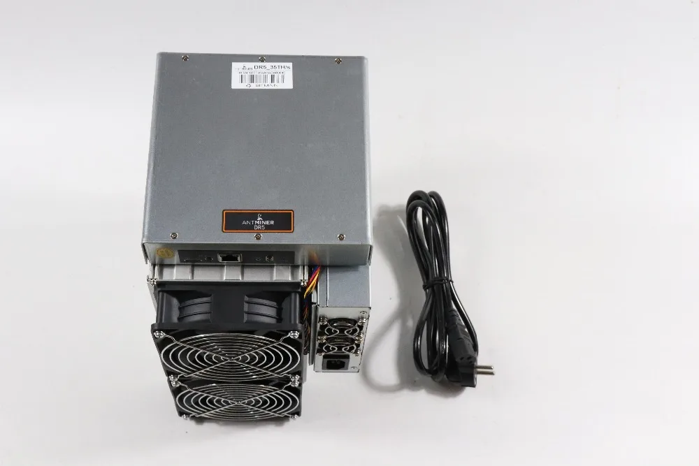 Майнер Asic DCR Antminer DR5 35TH/S б/у с блоком питания лучше чем DR3 Z9 Mini S9 S9j WhatsMiner D1 Innosilicon A9