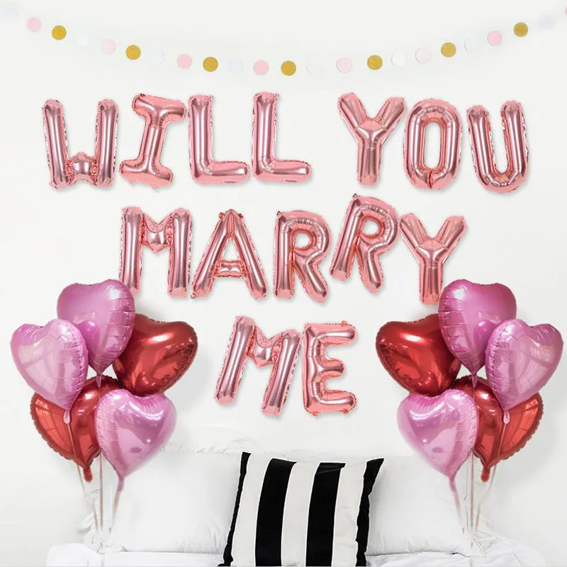 32 дюймов Большой фольгированный воздушный шар с надписью Гелиевый днем рождения