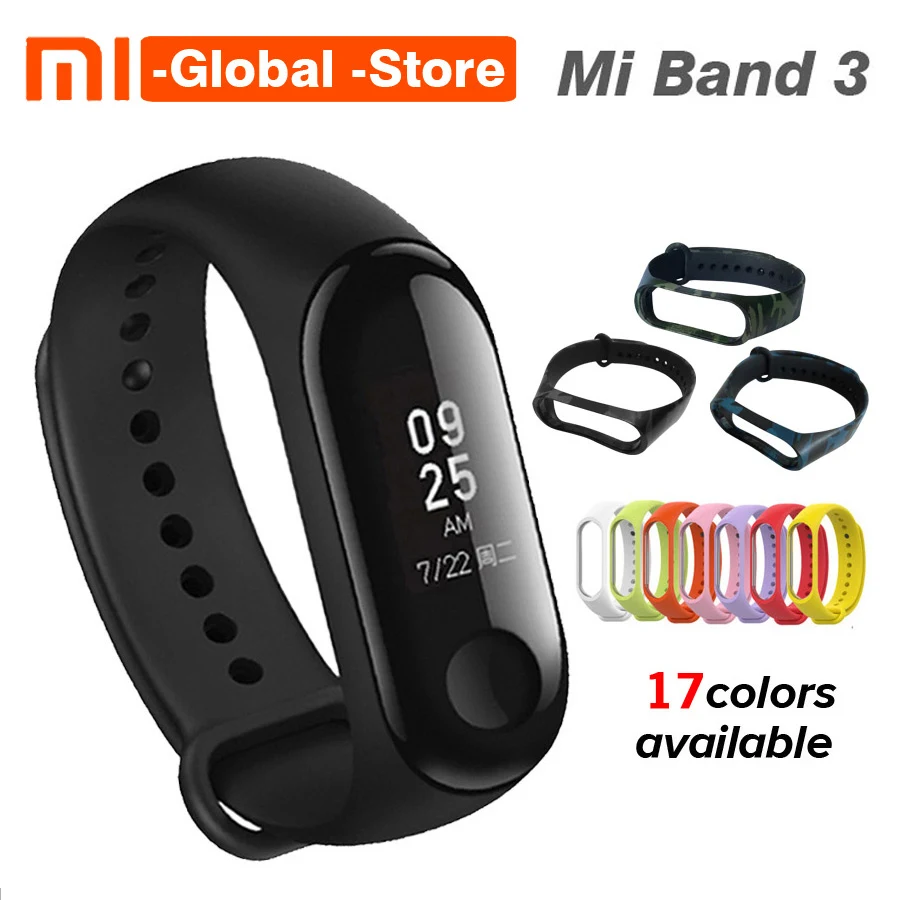 Xiaomi Mi band 3 MiBand фитнес трекер монитор сердечного ритма 0 78 ''OLED дисплей Сенсорная