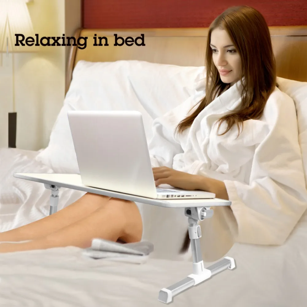 Avantree Adjustable Laptop Bed Coach Table Portable Standing Desk Foldable Sofa Breakfast Tray Notebook Stand Reading Holder | Электроника