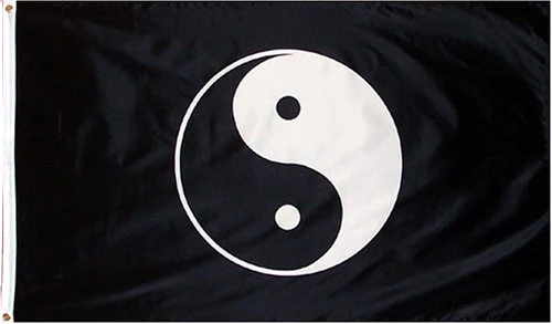 Юнин 90*150 см YIN-YANG yinyang мир дао даосизм Инь Ян флаг