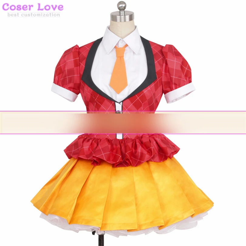 Zombie Land Saga Nikaido Saki пальто рубашка юбка костюм для косплея Новый год рождественский
