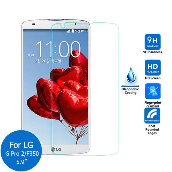 2.5D Закаленное стекло для LG G Pro 2 Высококачественная защитная пленка