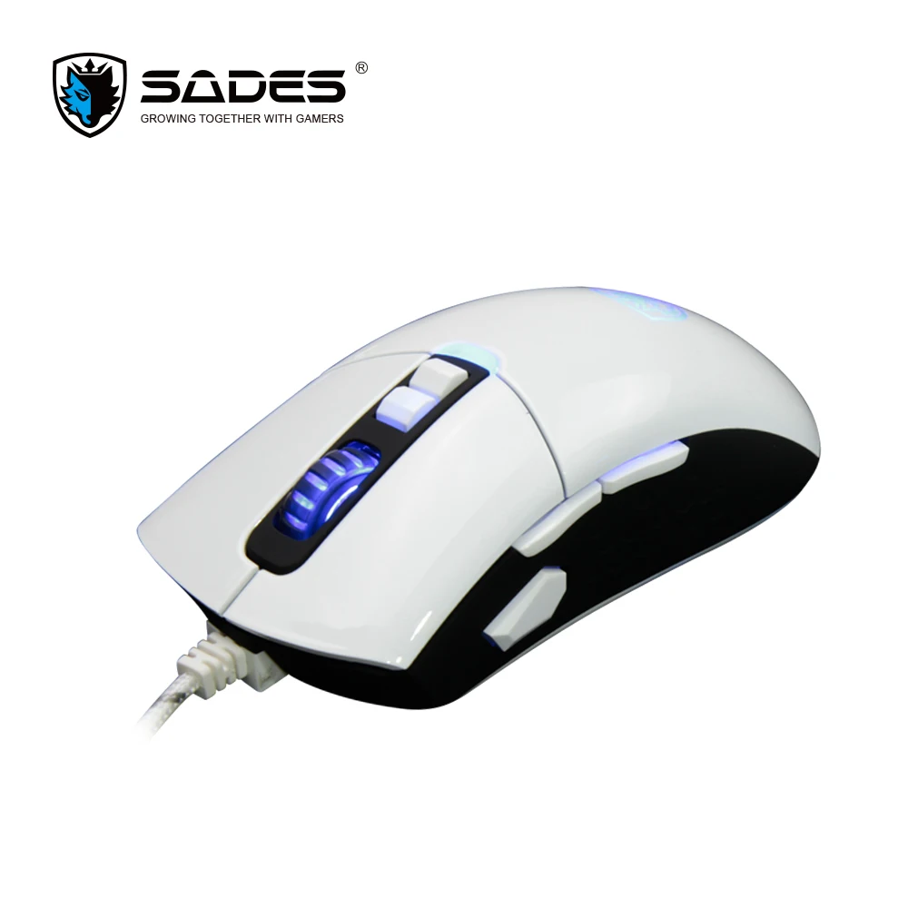 SADES S16 игровая мышь GUNBLADE 4 уровня геймер Проводная 3000 точек/дюйм 8 кнопок
