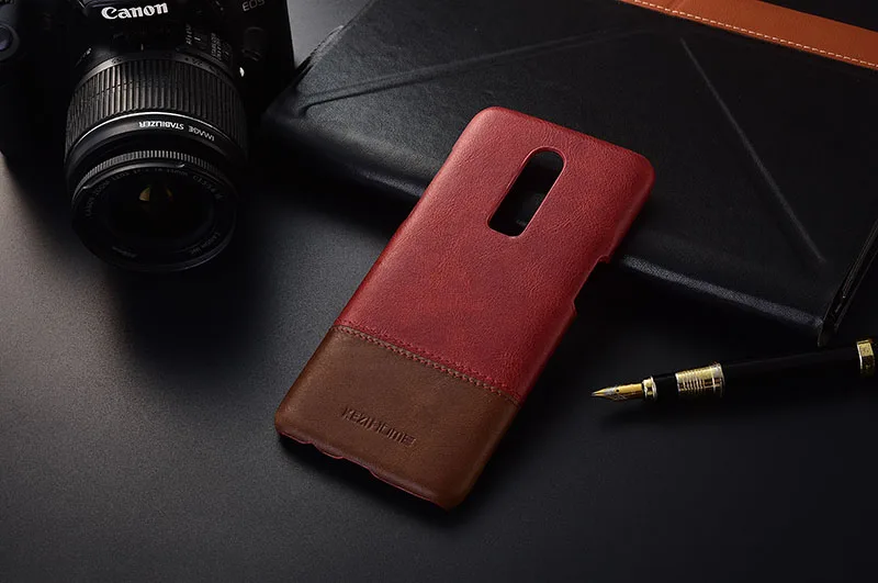 Чехол для OnePlus 6 KEZiHOME, роскошный хит цвета, натуральная кожа, твердая задняя крышка, Капа для Oneplus 6 6,28 '', чехол для телефона s