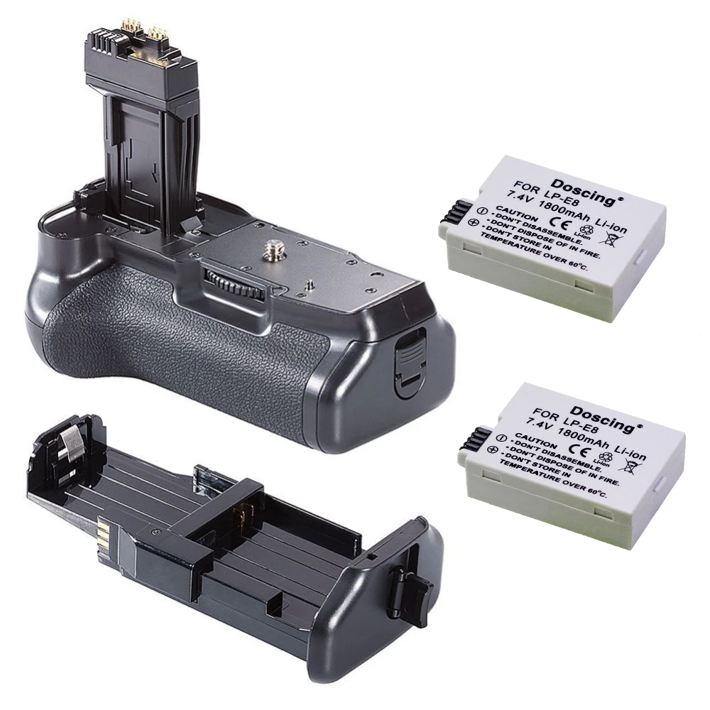 Аккумулятор для камеры Canon 550D 600D 650D 700D T2i T3i T4i T5i 7 4 В 1500 мАч 2 шт.|camera battery|battery lp-e8lp-e8