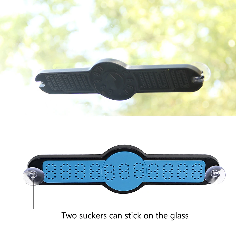 Автомобильная Временная парковочная карта с присоской и держателем номерные