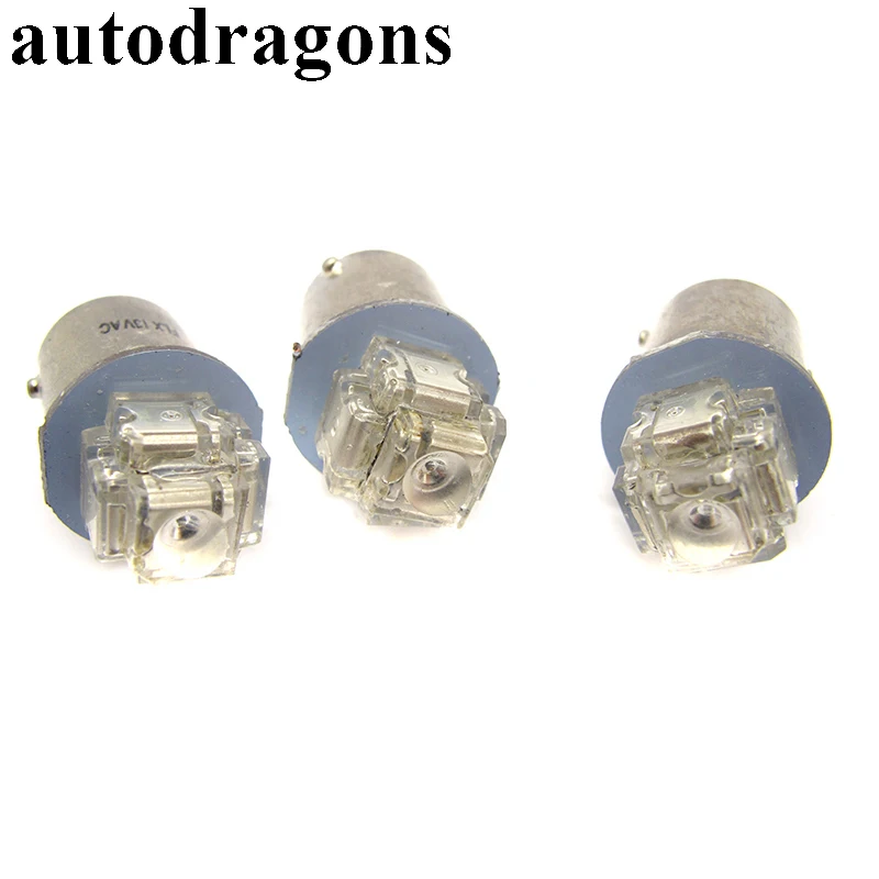 Autodragon 100 шт. 5 * пираньский чип светодиодные лампы для пинбола 12 В 13 в 1156 Ba15s #89