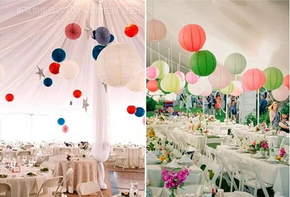 10pcs/lots (10cm-35cm) wedding decorations paper lantern Events party supplier baby shower Chinese ball | Дом и сад