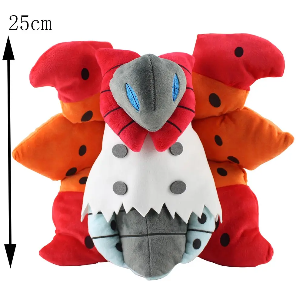 7 стилей Аниме Salamence Ampharos Talonflame Decidium Z Volcarona Raichu Garchomp плюшевая игрушка по мотивам мультфильма хлопок мягкая плюшевая с наполнителем игрушка - Цвет: Volcarona opp bag