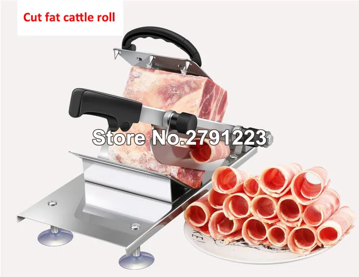 New Style Household Manual Meat Slicer Lamb Beef Cutting Machine Vegetable Mutton Rolls Hand Mincer Cutter Best Promotion | Дом и сад