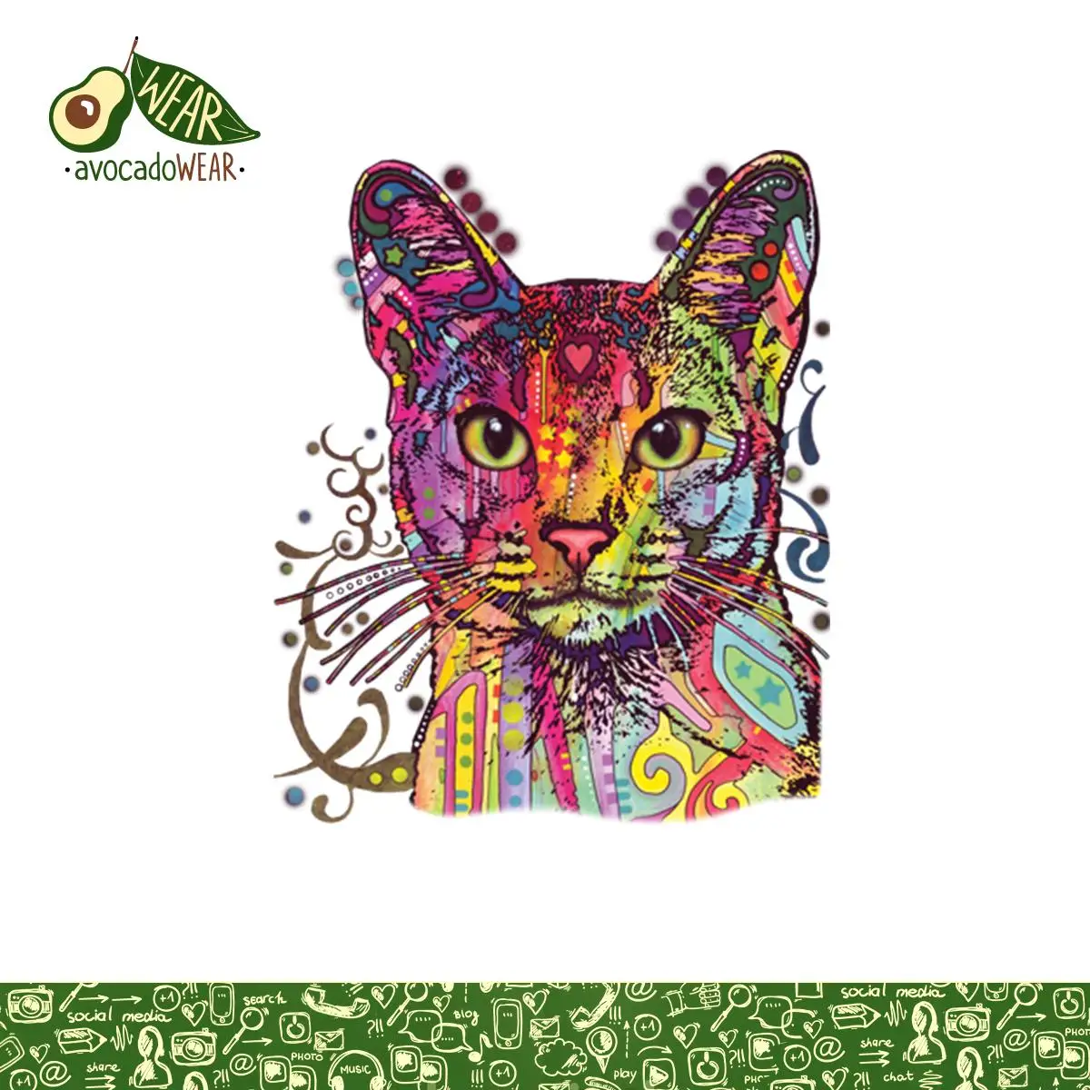 Abyssinian Cat Love Women men T-shirt S-3XLT Shirts Funny Tops Tee New Unisex High Quality Casual Printing 100% Cotton | Мужская одежда