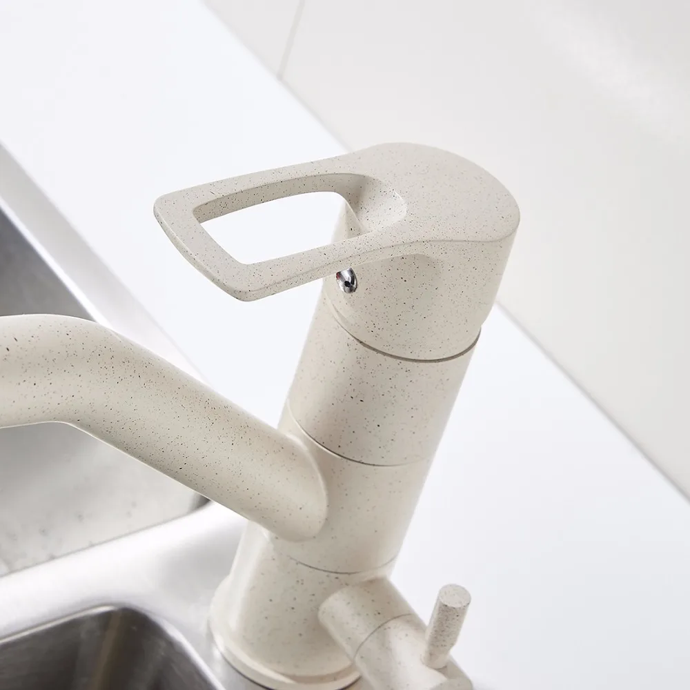 Высококачественный латунный корпус FLG цвета хаки кухонный смеситель для