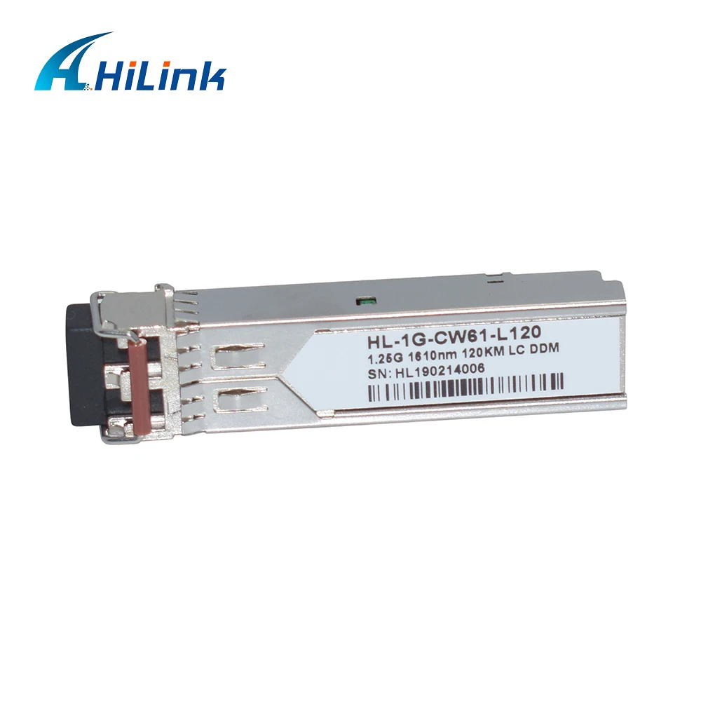 Бесплатная доставка! CW SFP 61 L120 1000BASE 1 25G 1610nm 120km DOM CWDM LC|Оптоволоконное оборудование|