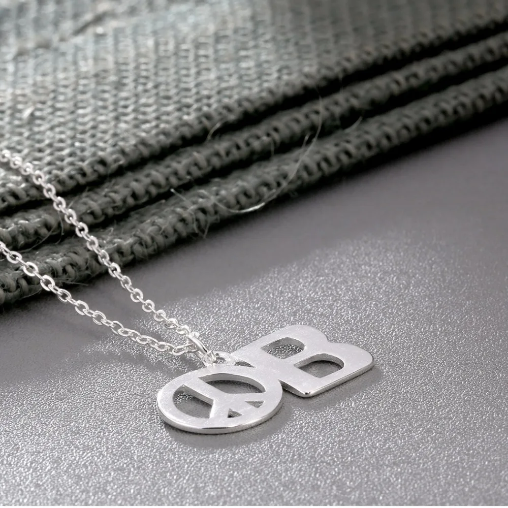 Chandler Peace Sign Pendant Necklace For Choker Round Crux de Sanctus Petrus Religious Ethic Long Chian Chokers Trendy Bijoux | Украшения и