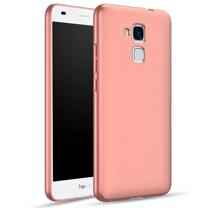 WolfRule для крышки huawei Honor 5C чехол Ультратонкий Гладкий PC чехол для телефона для huawei Honor 5C Чехол для Honor 7 Lite GT3 5,2'' - Цвет: RoseGold