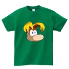 От 2 до 15 лет костюм для малышей футболка футболки с принтом героев игры Rayman детские летние разноцветные рубашки с короткими рукавами для мальчиков и девочек