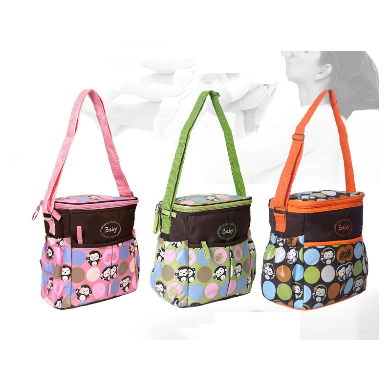 

New waterproof back milk bag small portable Messenger bag multi-function fashion maternal and child package large capacity out d