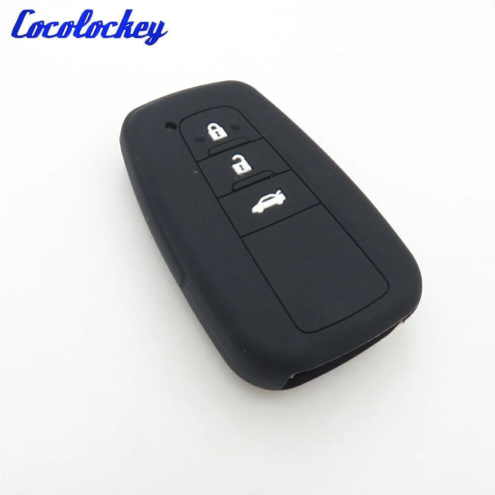 Cocolockey силиконовый резиновый автомобильный брелок чехол Чехол держатель для кожи