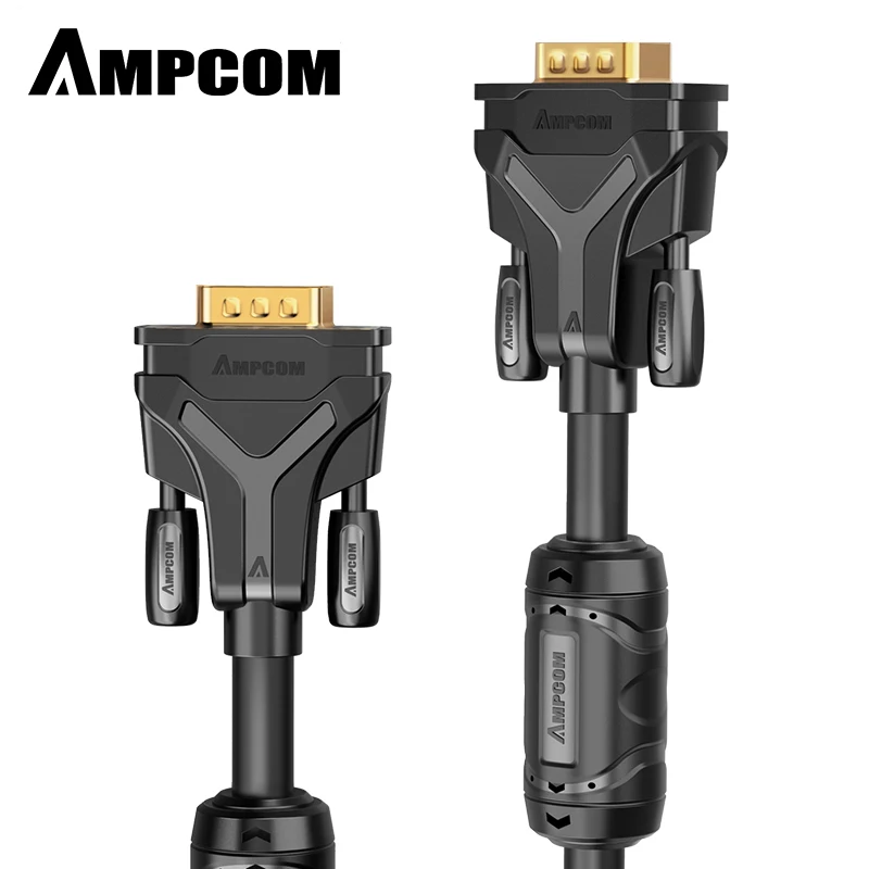 AMPCOM VGA Cable to (SVGA Cable) Male 1080P Super Display Cord for PC Projector Laptop TV | Электроника