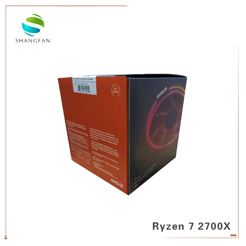 Процессор AMD Ryzen 7 2700X R7 3 ГГц Восьмиядерный процессор Sinteen Thread 16 м 105 Вт сокет YD270XBGM88AF