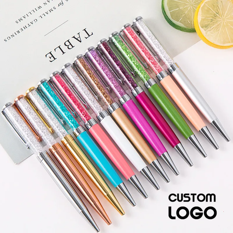 Креативная шариковая ручка с кристаллами и логотипом на заказ алмазные