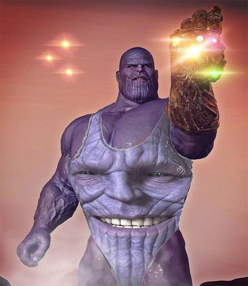 Endgame 4 Thanos косплей костюм Цельный купальник женский сексуальный летний купальник женский мужской комбинезон из лайкры мужской