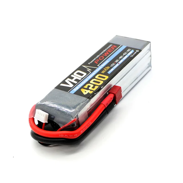 VHO lipo battery 14.8v 4200mAh 30C 4s T/XT60 FOR RC airplane cell akku li-poly 1pcs | Игрушки и хобби