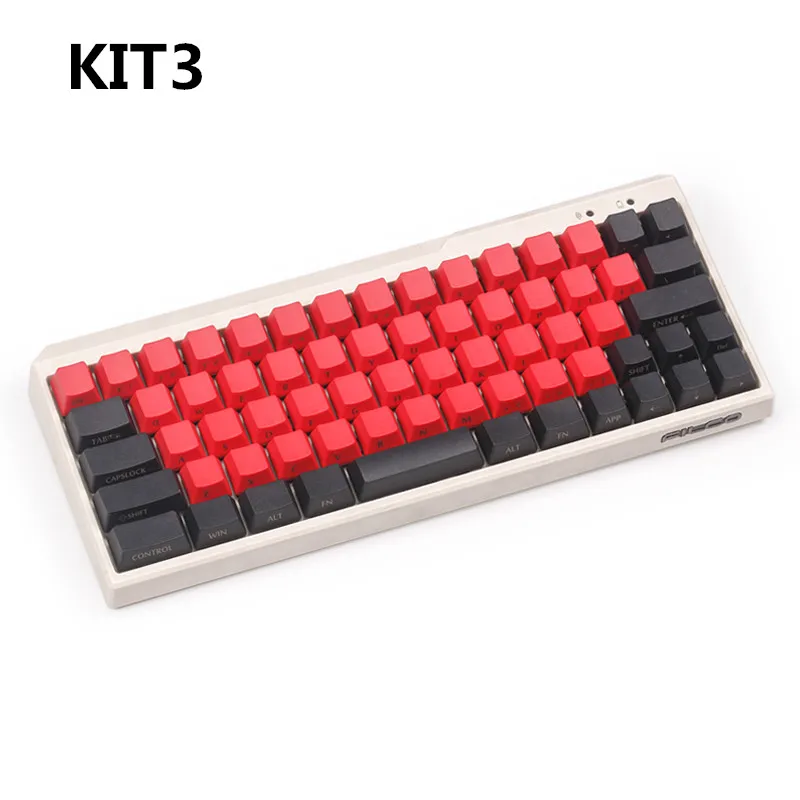 Черная пустая механическая клавиатура pbt filco minila air толстая боковая печать топ с