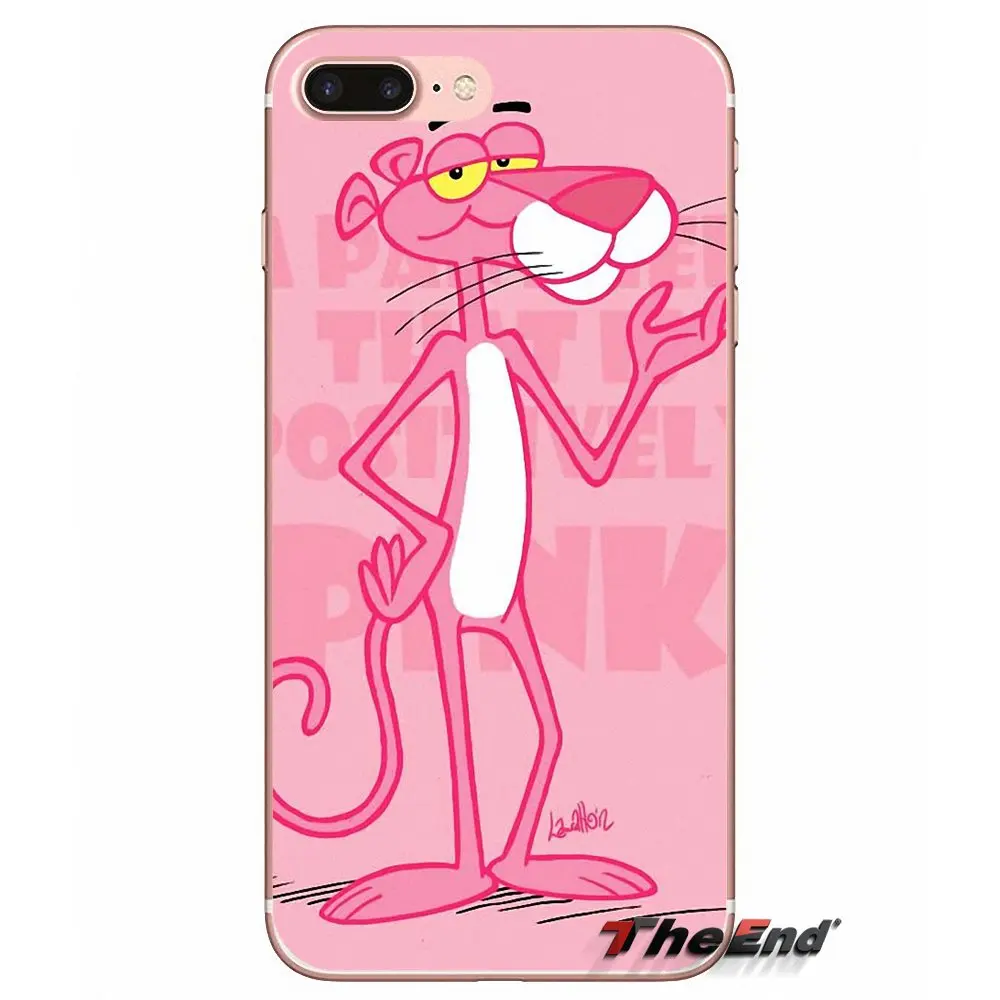 Для iPhone X 4 4S 5 5S 5C SE 6 6S 7 8 Plus Samsung Galaxy J1 J3 J5 J7 A3 A5 2016 2017 Корея Розовая пантера