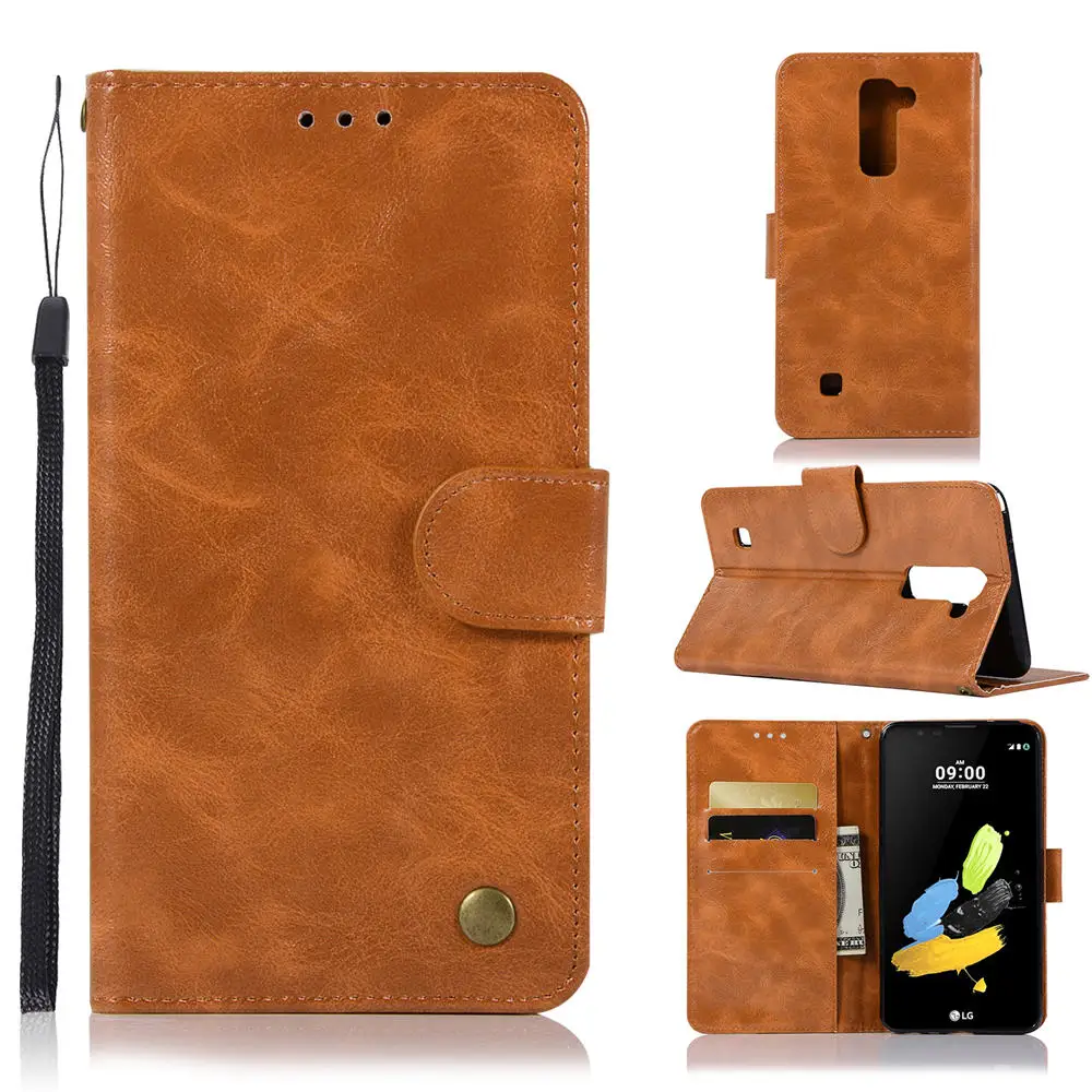 Для Fundas LG K10 чехол, твердый кошелек, флип-чехол с подставкой, кожаный чехол для LG K10 lte K430DS, чехол для телефона с отделением для карт Etui Capa