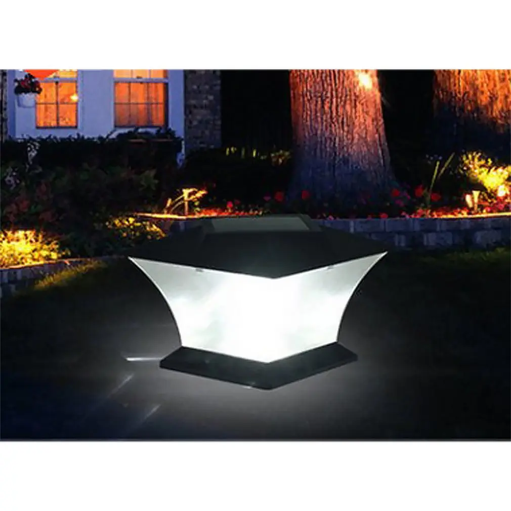 Солнечный столбик головной свет Открытый Водонепроницаемый дверной столб