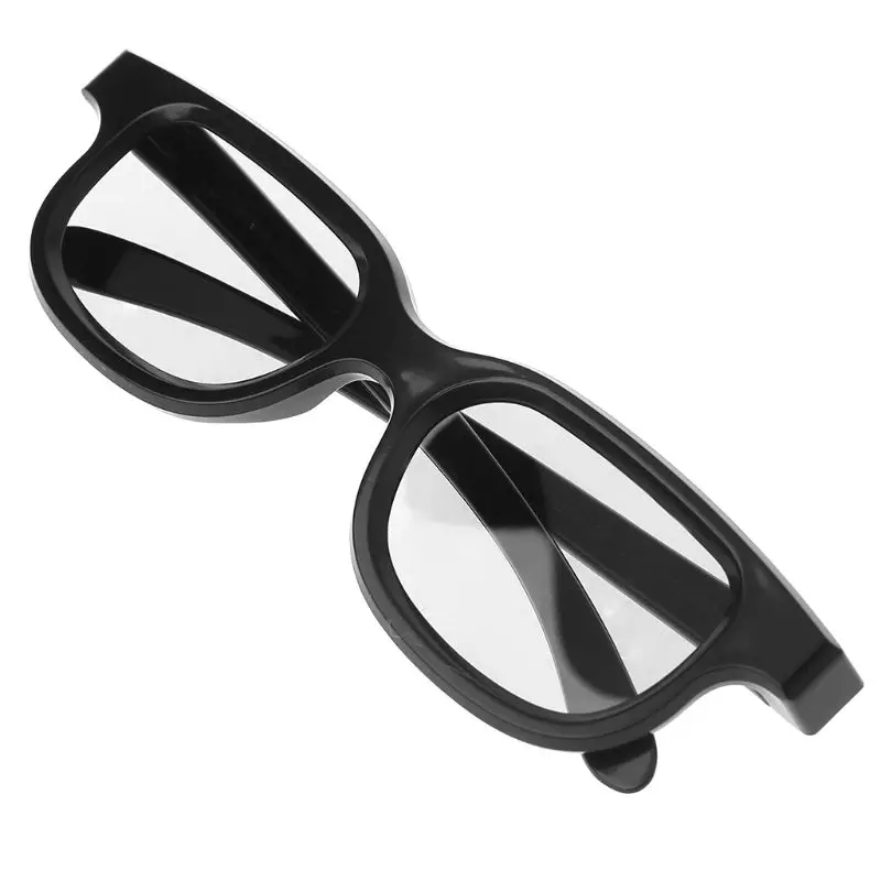 Круглые поляризованные Пассивные 3D стереооочки черного цвета для TV Real D IMAX