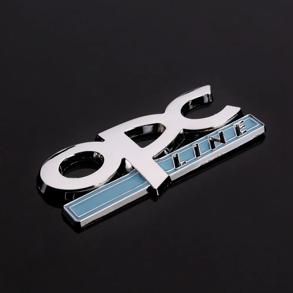 Автомобильный Стайлинг 3D Автомобильная наклейка хромированный металл OPC эмблема