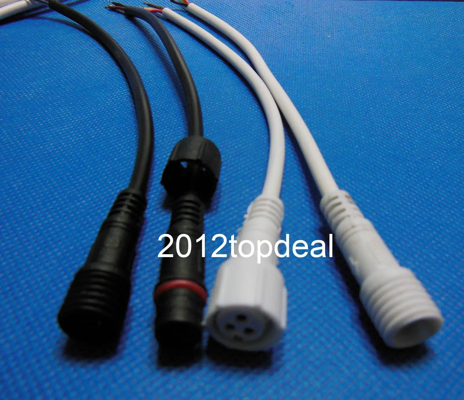 5 пар водонепроницаемые светодиодные ленты IP66 2 контакта 3 4 контакта|cable male|cable male