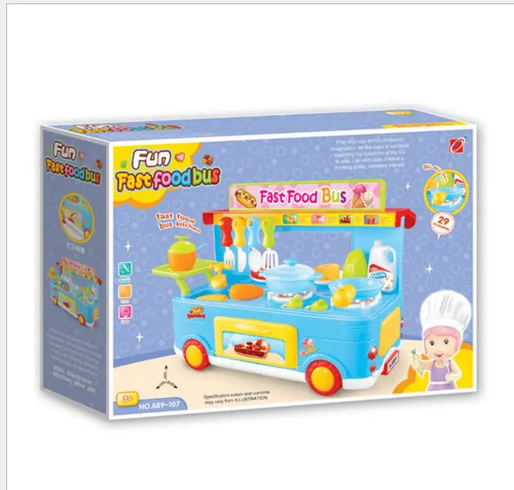 29 шт. детский мобильный Кухня ролевые игры игрушки Дети моделирование