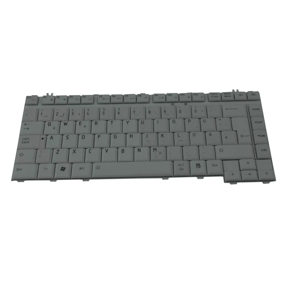 НОВЫЙ ДЛЯ Toshiba для Satellite A300 M300 L300 L305 L305D L450D M505D Немецкий Keyboard Tastatur DE Серо-белый (K840-BR)