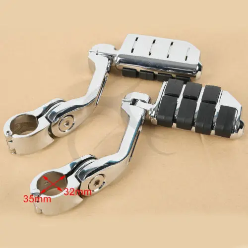 Длинное крепление 1 1/4 &quotподножки для шоссе подножки Harley Electra Road King Street Glide Honda VT600