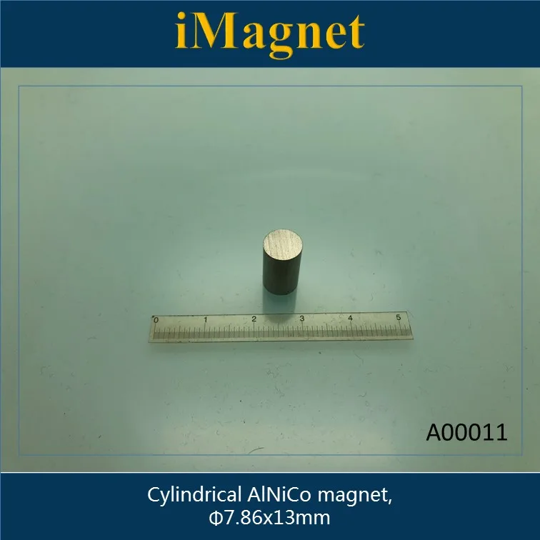 

A00011 5 шт. цилиндрический магнит AlNiCo, D7.86x13xmm, AlNiCo магнит