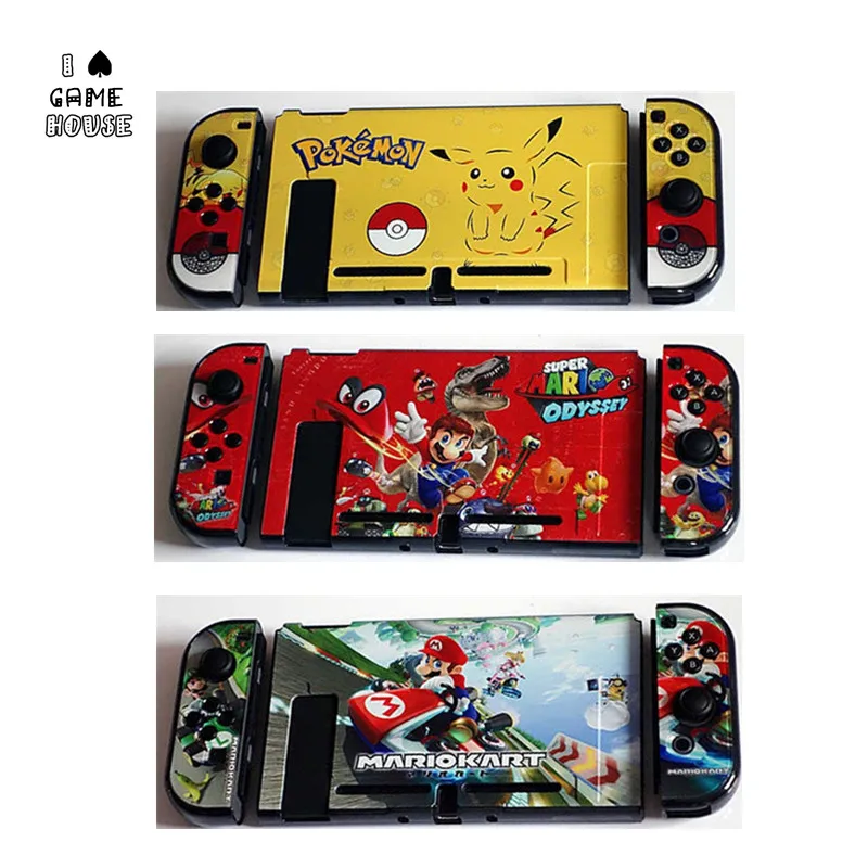 Чехол FoPcc для Nintendo Switch с ярким рисунком и жестким кристаллом|Чехлы| |