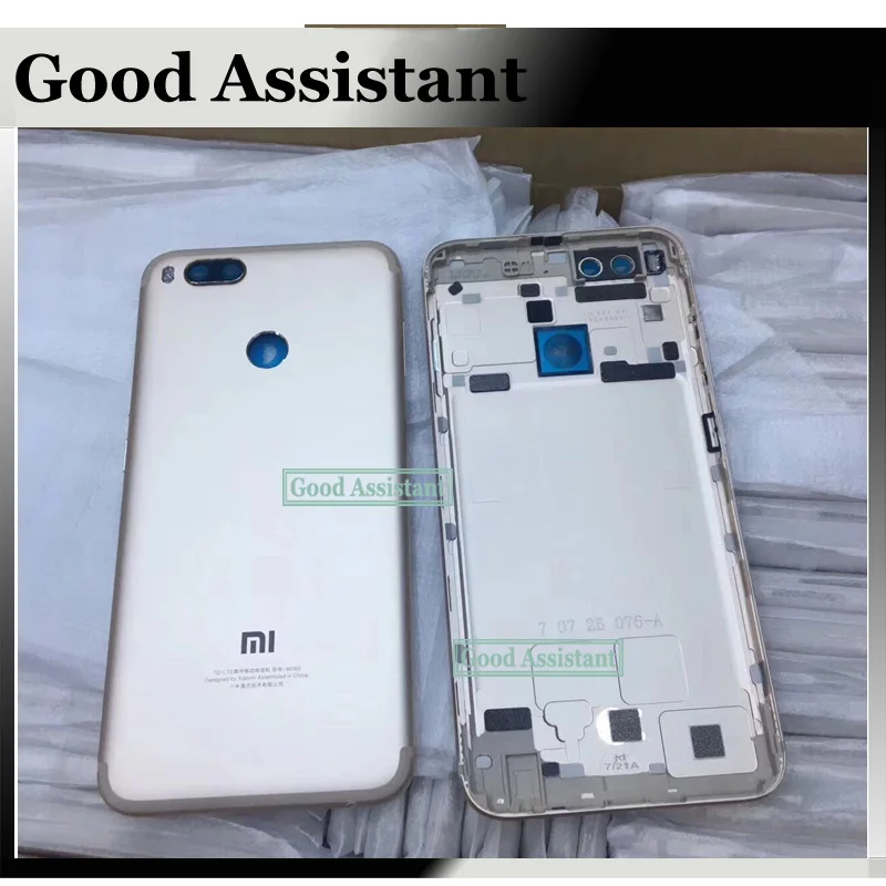 Оригинальная задняя крышка батарейного отсека для Xiaomi Mi A1 5X MIA1 Mi5X + Кнопка