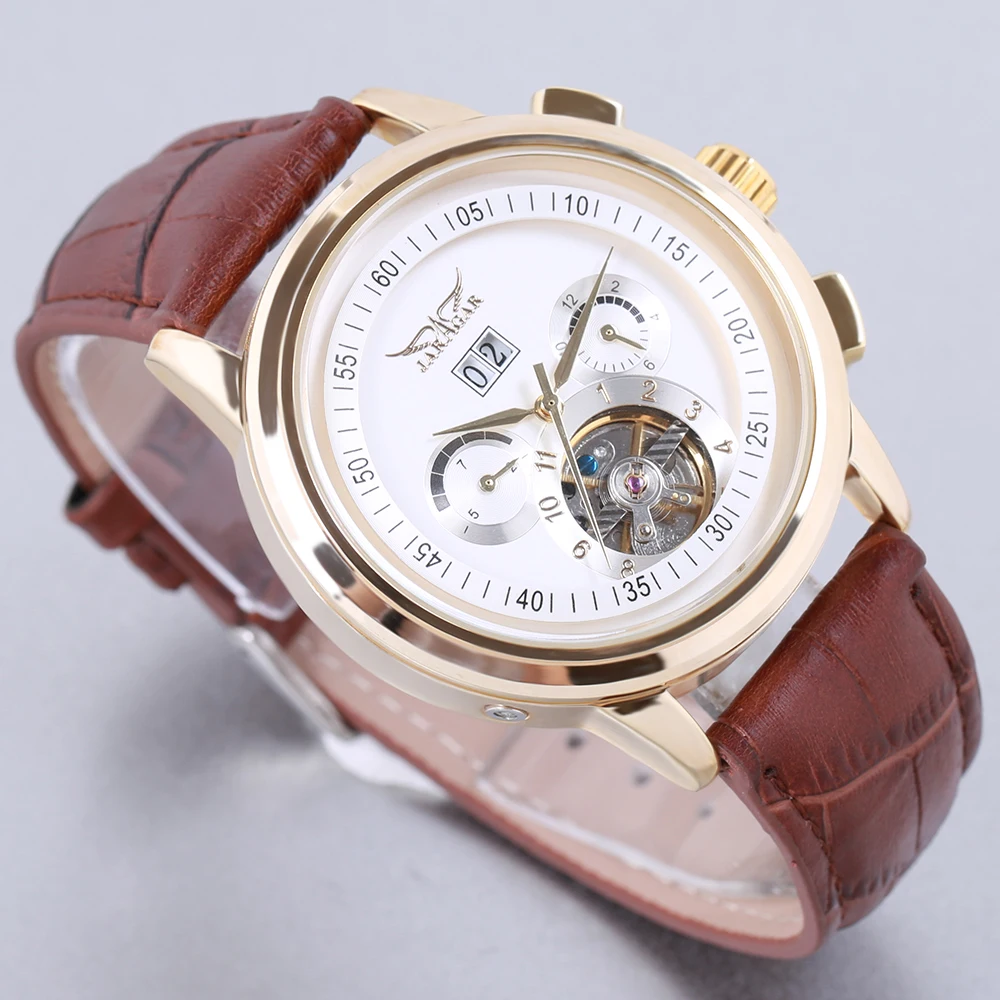 Часы наручные JARAGAR мужские механические брендовые роскошные модные