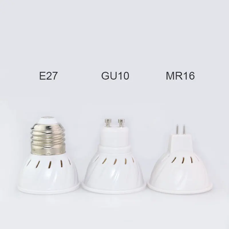 MR16 GU5.3 GU10 E27 E14 лампада Светодиодная лампа 2835SMD 110В 220В Bombillas прожектор
