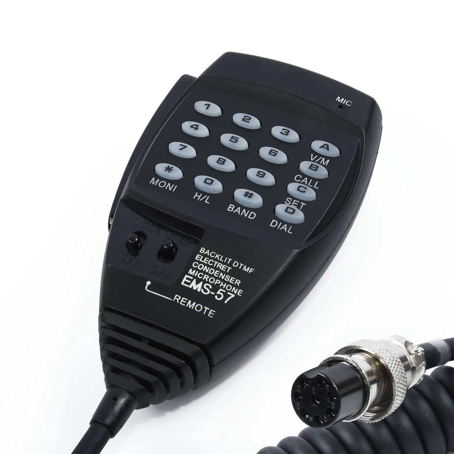 Автомобильный мини-микрофон DTMF для Alinco DR-03 EMS-57 DR-135 DR-06T DR-435 микрофон студийной