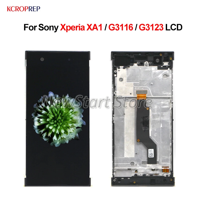 ЖК-дисплей с сенсорным экраном и дигитайзером в сборе для Sony Xperia XA1 G3116 G3123 5 0 дюйма