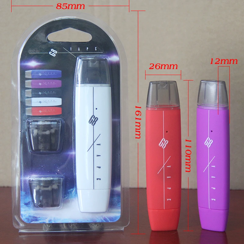 Kingfish мини электронная сигарета G8 VAPE POD mod System многоразовый вейп 300 мАч 1 мл большой