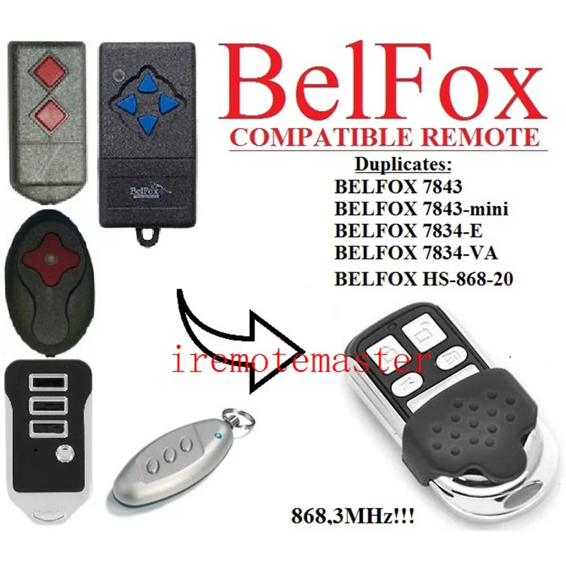 2 предмета в комплекте BELFOX 7843 пульт дистанционного управления мини 7834 E VA HS 868 20