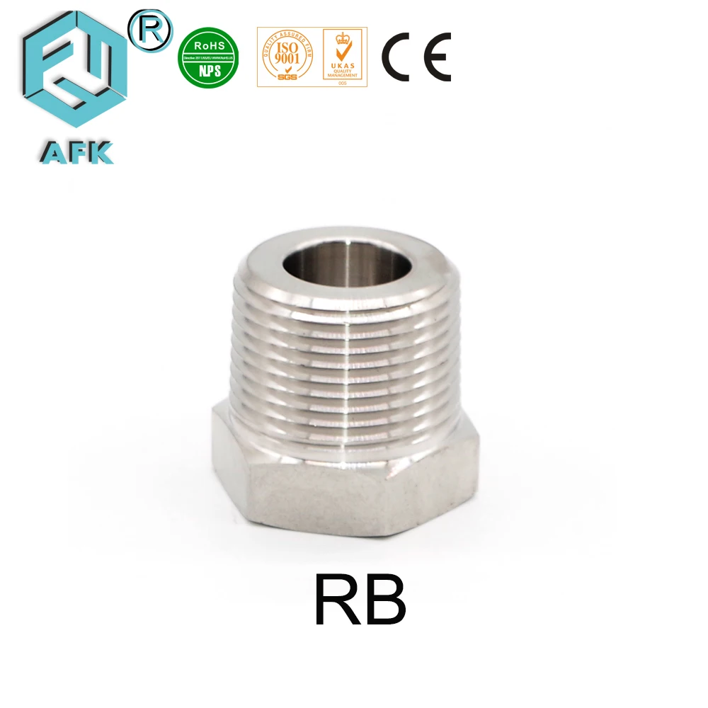 1/" 3/8" 1/" Мужской NPT x Женский NPT нержавеющая сталь 316 редукционная втулка фитинги соединитель
