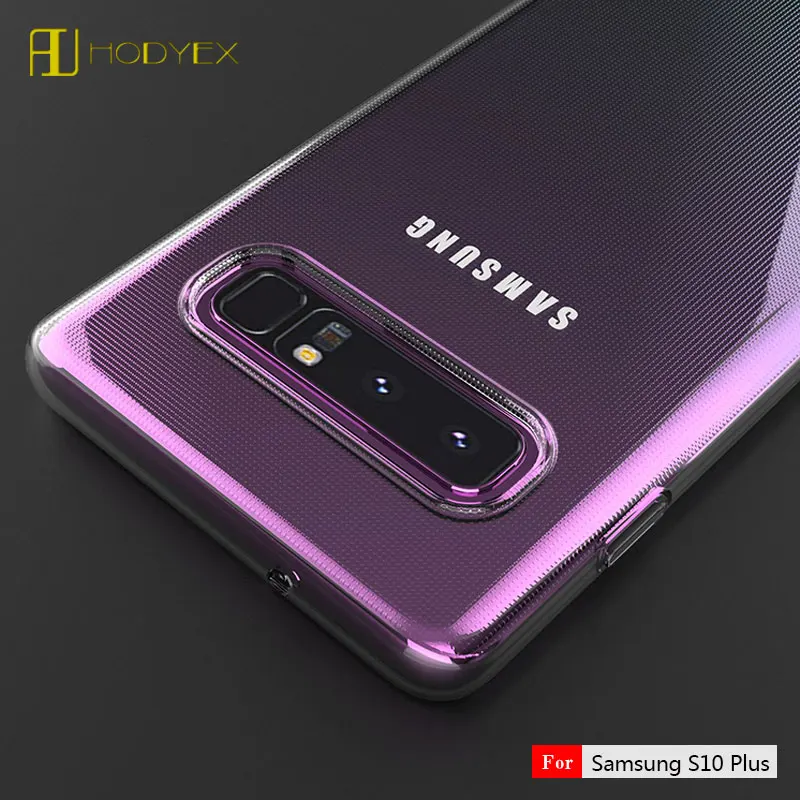Силиконовый чехол для Samsung Galaxy S10 Plus s10e Ультратонкий Прозрачный из ТПУ S10e S 10