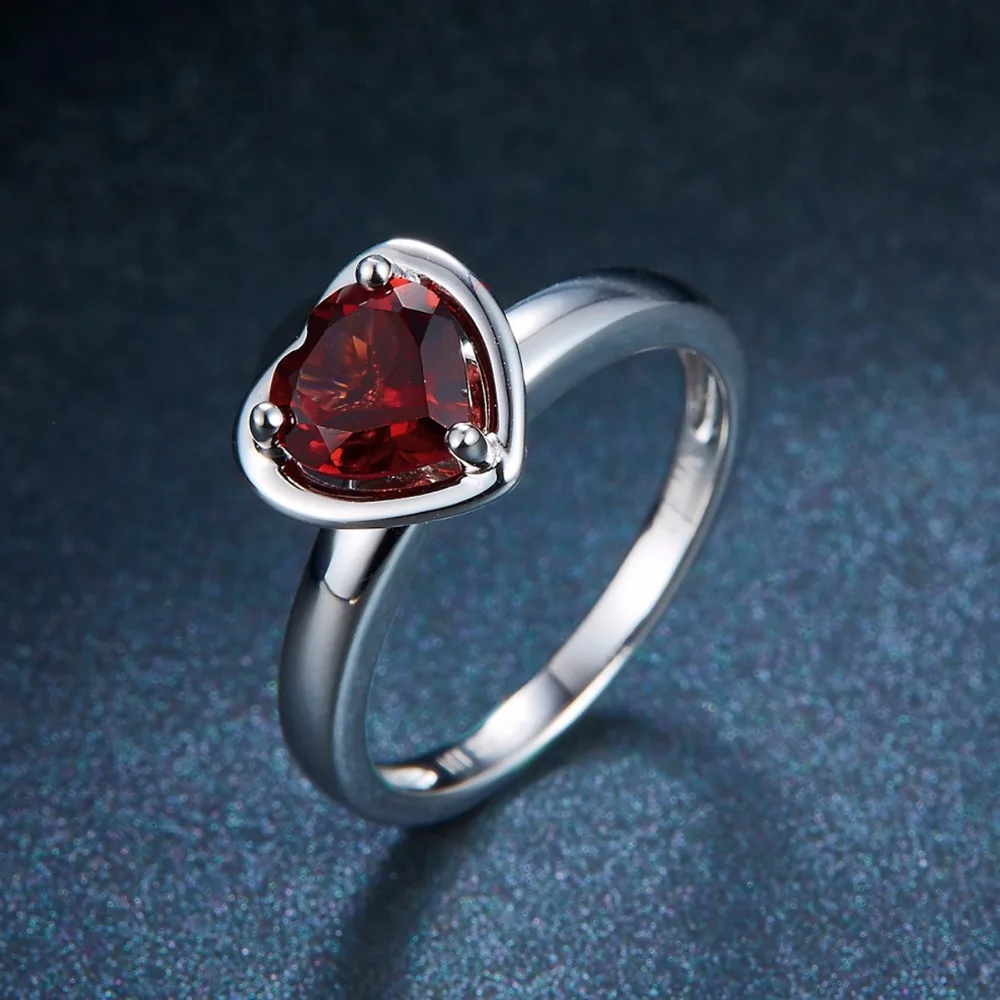 Серьги и кольцо Hutang из серебра 925 пробы с натуральным гранатом карата|jewelry sets|fine